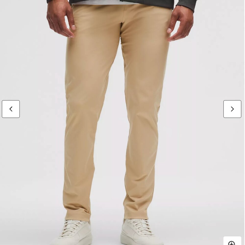 Lululemon - Men's ABC Slim-Fit 5 Pocket Pant Warpstreme - 31, 30L - Trench